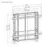 Brateck IFP Wall Mount Manual Vertical Motion 80x60 90kg HAW400E-90 Brateck IFP Wall Mount Manual Vertical Motion 80x60 90kg HAW400E-90