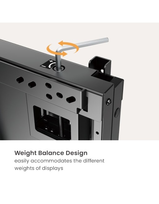 Brateck IFP Wall Mount Manual Vertical Motion 80x60 90kg HAW400E-90 Brateck IFP Wall Mount Manual Vertical Motion 80x60 90kg HAW400E-90