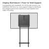 Brateck IFP Wall Mount Floor To Wall Support 120kg HAW400E-FR01 Brateck IFP Wall Mount Floor To Wall Support 120kg HAW400E-FR01