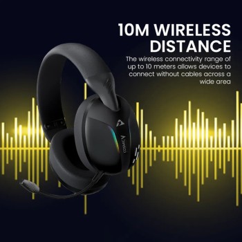 Armaggeddon COSMIC-V Gaming Headset USB+3.5mm+2.4G+BT PU Leather Ultraclear Black Armaggeddon COSMIC-V Gaming Headset USB+3.5mm+2.4G+BT PU Leather Ultraclear Black