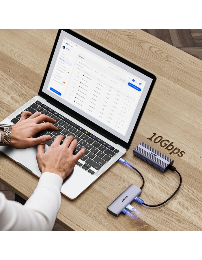 Unitek USB-C Hub 2xUSB-A 2xUSB-C 10Gbps & USB-C Power Port H1112D Unitek USB-C Hub 2xUSB-A 2xUSB-C 10Gbps & USB-C Power Port H1112D