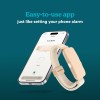 HoMedics WAKEBAND Black Vibrating Alarm Wristband for a Gentle Wakeup