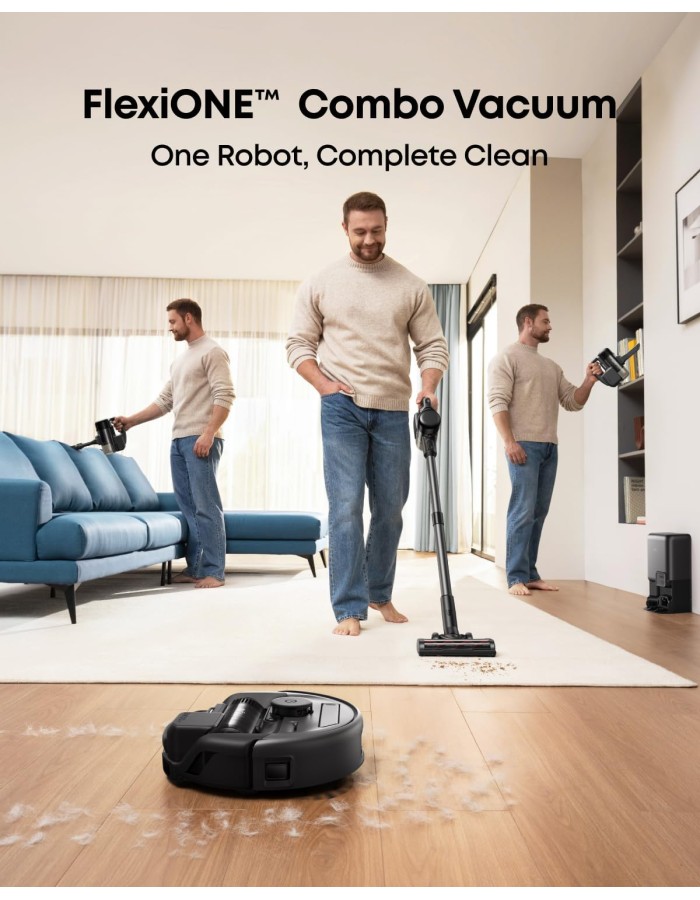 Anker Eufy RoboVac E20 3-in-1 Robot Vacuum Cleaner With Self Emptying Station + Stick + Handheld