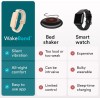 HoMedics WAKEBAND Black Vibrating Alarm Wristband for a Gentle Wakeup