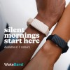 HoMedics WAKEBAND Black Vibrating Alarm Wristband for a Gentle Wakeup