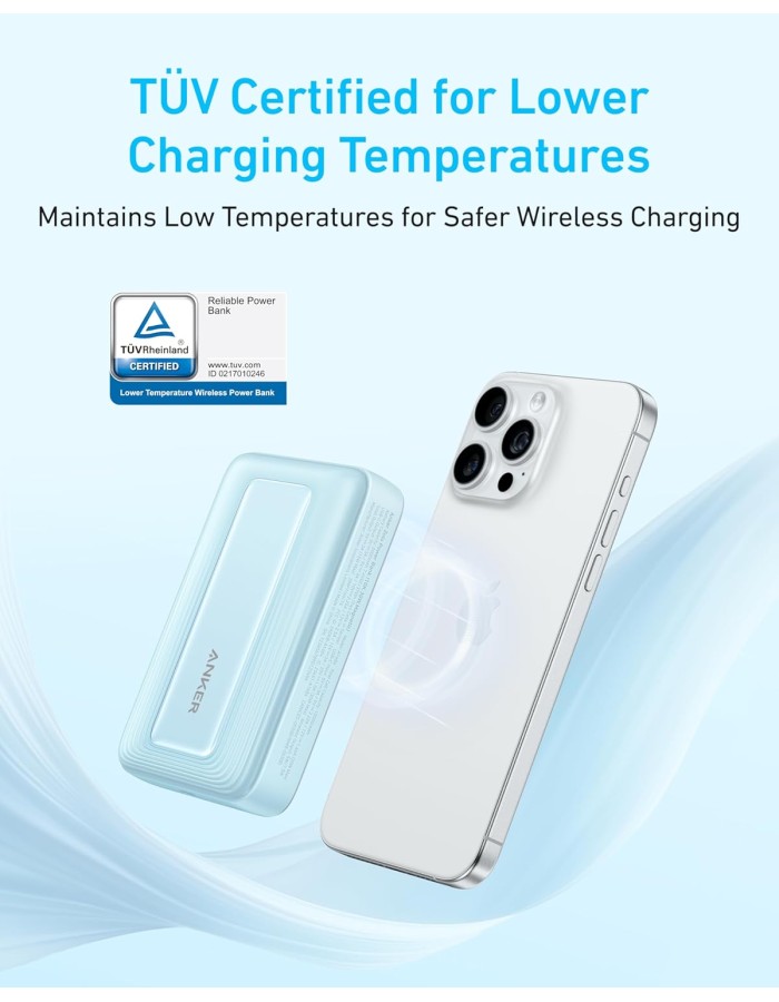 Anker Mobile Powerbank 10000 MagGo Zolo Wireless with 30W USB-C
