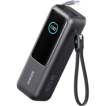 Anker Mobile Powerbank 25000 Prime 165W Built-In and Retractable Cables