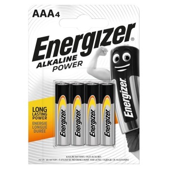 Energizer Alkaline Power AAA Batteries (4pcs)