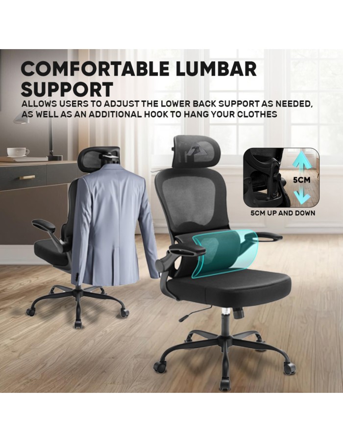 Armaggeddon Office Chair Mesh VERTEBRAE V3 Black