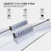 Unitek H1335A 7-Port USB-C Hub with 3xUSB-C 4xUSB-A & Power Supply Unitek H1335A 7-Port USB-C Hub with 3xUSB-C 4xUSB-A & Power Supply