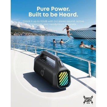 Anker Soundcore Speaker BT IPX7 Boom 2 PRO Black