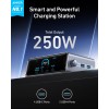 Anker Prime 250W USB C Charger, Ultra-Fast 6-Port GaN Charging Station, 2.26" LCD Display and Smart Control Dial Black Anker Prime 250W USB C Charger, Ultra-Fast 6-Port GaN Charging Station, 2.26" LCD Display and Smart Control Dial Black