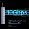 Unitek H1335A 7-Port USB-C Hub with 3xUSB-C 4xUSB-A & Power Supply Unitek H1335A 7-Port USB-C Hub with 3xUSB-C 4xUSB-A & Power Supply