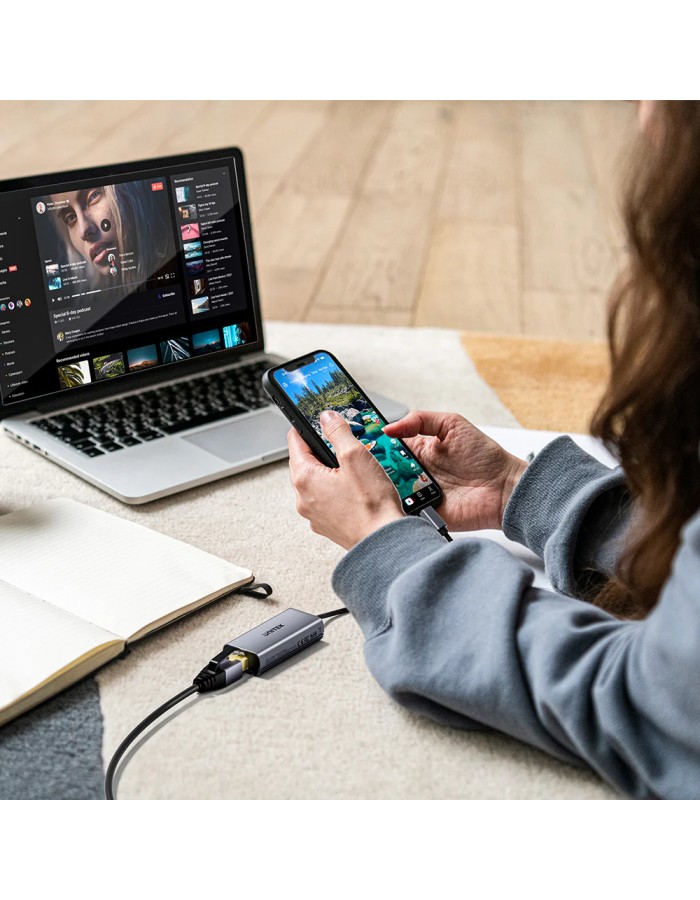 Unitek Converter USB-C to LAN 5GbE Ethernet U1343A