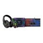 Alcatroz X-Craft 4in1 Gaming Set Keyb+Mouse+Mat+H/set BASECAMP Black