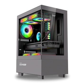 Armaggeddon Gaming Case M-ATX AQUARON Duplex Black (310mm VGA)