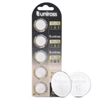Uniross Lithium-Button Cell CR2016HP High Power (5pack)