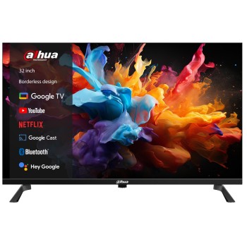 Dahua LTV32-SG100 32'' HD Google TV with HDR10, Dolby Digital Plus & Voice Control Remote