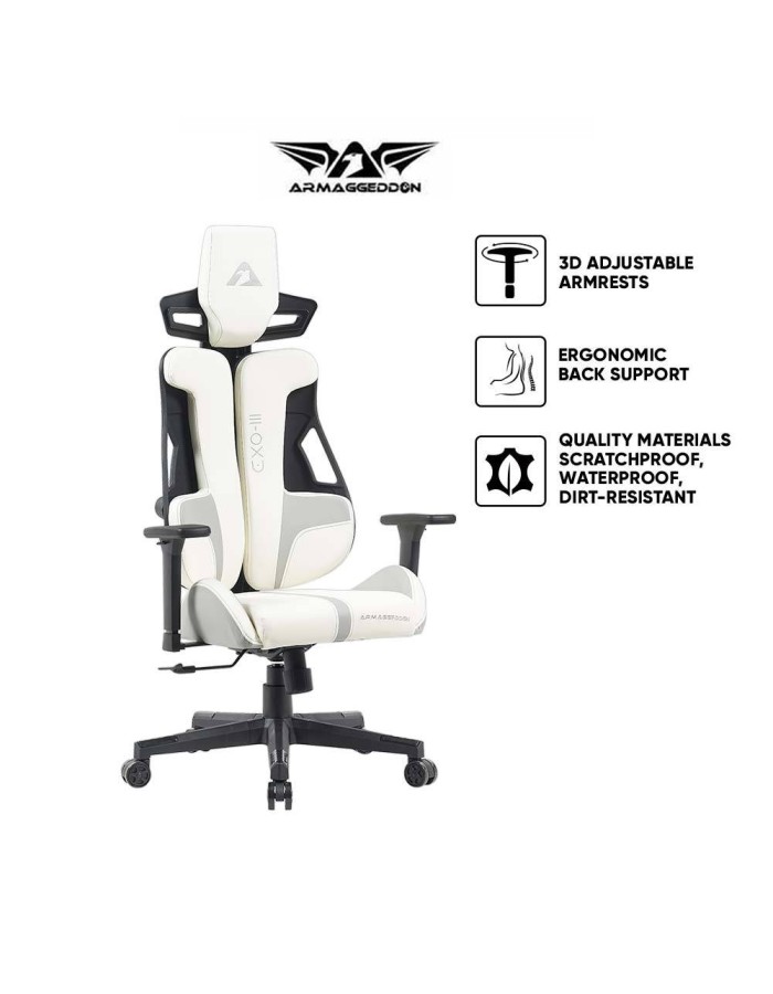 Armaggeddon Gaming Chair PU Leather EXO-III Salt Flat