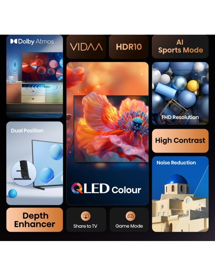 Hisense 40A5Q 40'' Full HD Smart QLED TV Hisense 40A5Q 40'' Full HD Smart QLED TV