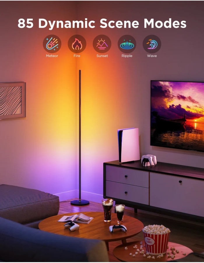 Govee Floor Lamp Lite Smart RGBICW Corner Lamp Supports Matter Govee Floor Lamp Lite Smart RGBICW Corner Lamp Supports Matter