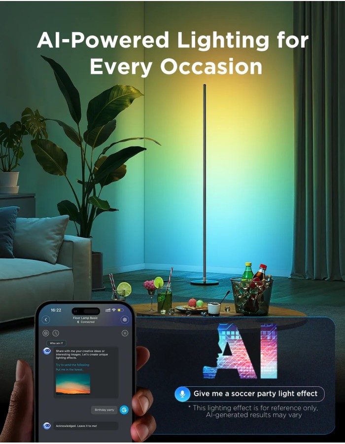 Govee Floor Lamp Lite Smart RGBICW Corner Lamp Supports Matter Govee Floor Lamp Lite Smart RGBICW Corner Lamp Supports Matter