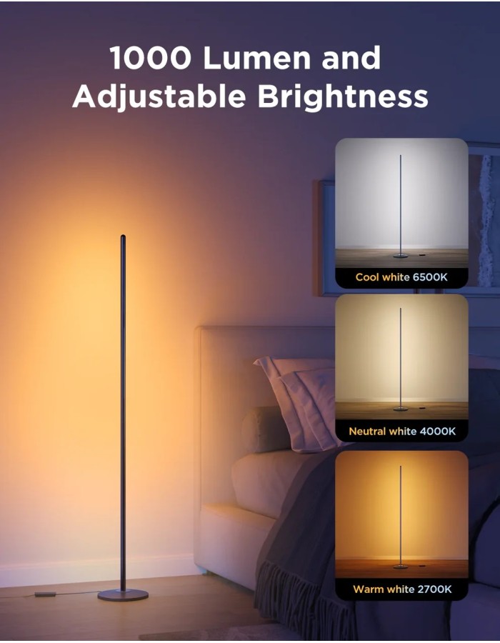 Govee Floor Lamp Lite Smart RGBICW Corner Lamp Supports Matter Govee Floor Lamp Lite Smart RGBICW Corner Lamp Supports Matter