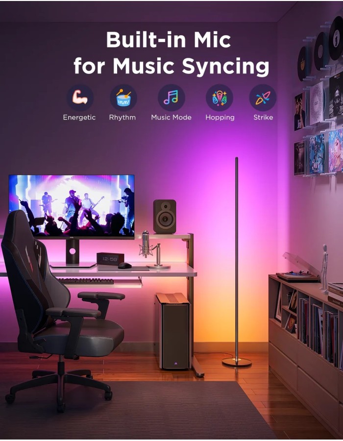 Govee Floor Lamp Lite Smart RGBICW Corner Lamp Supports Matter Govee Floor Lamp Lite Smart RGBICW Corner Lamp Supports Matter