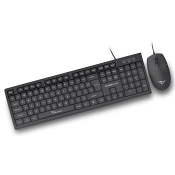 Alcatroz Keyboard & Mouse Wired Combo XPLORER C3600 Silent Black