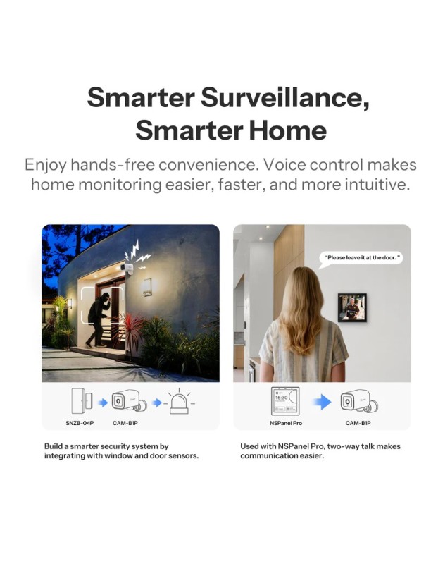 Sonoff Smart WiFi IP Security Camera CAM-B1P