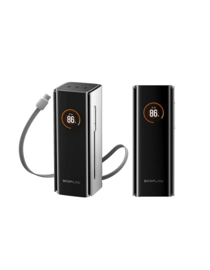EcoFlow Charge Powerbank RAPID Pro 20000mAh 230W + 100W Built-in Cable Black