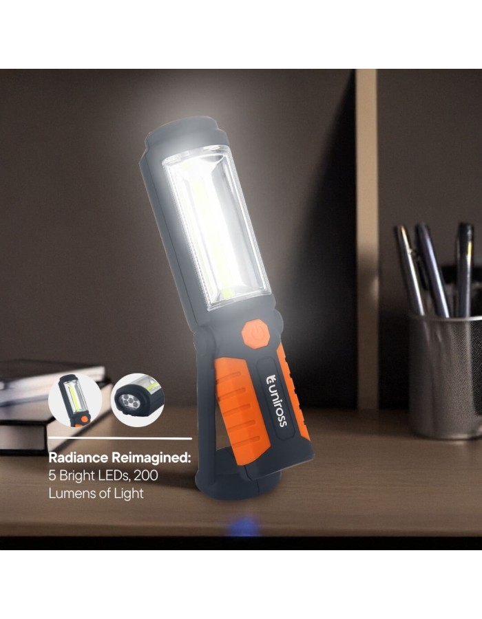 Uniross ULFL018 Light Torch 2in1 Spotlight & Floodlight 200 Lumens 40 hrs