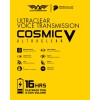 Armaggeddon COSMIC-V Gaming Headset USB+3.5mm+2.4G+BT PU Leather Ultraclear Black