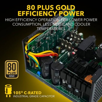 Armaggeddon VOLTRON GOLD 1000 Certified 1000W Modular Gaming Power Supply