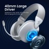 Armaggeddon COSMIC-V Gaming Headset USB+3.5mm+2.4G+BT PU Leather Ultraclear Black
