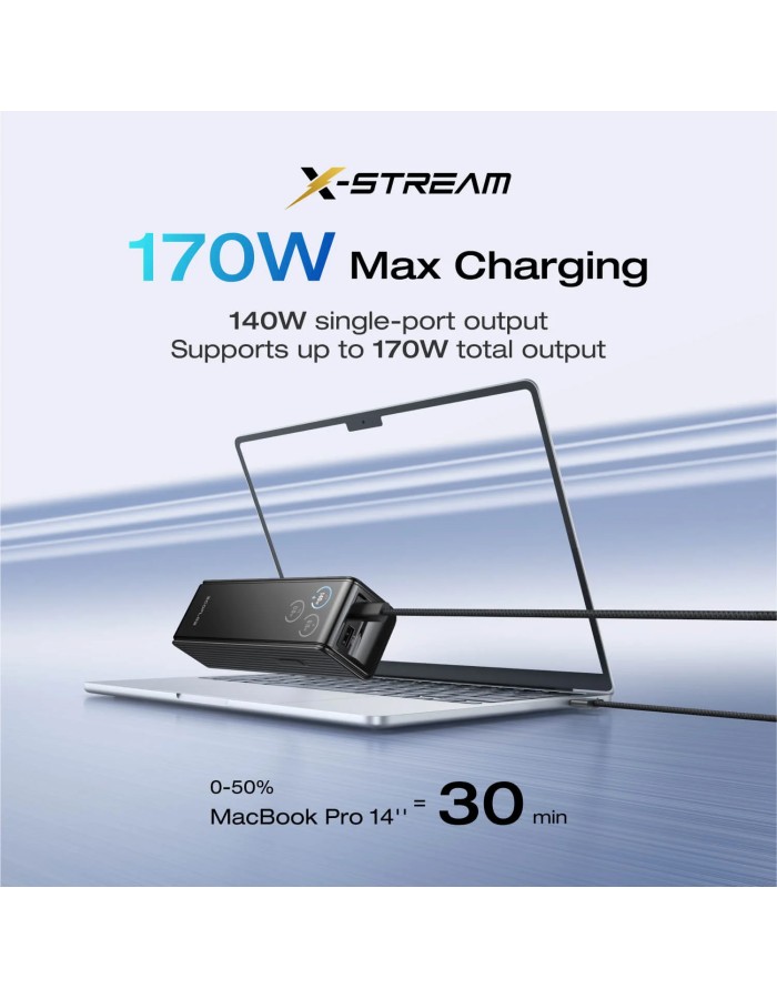 EcoFlow Charge Powerbank RAPID 25000mAh 170W Black