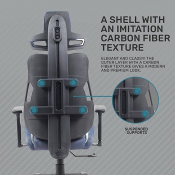 Armaggeddon Gaming Chair PU Leather EXO-III Salt Flat Armaggeddon Gaming Chair PU Leather EXO-III Salt Flat