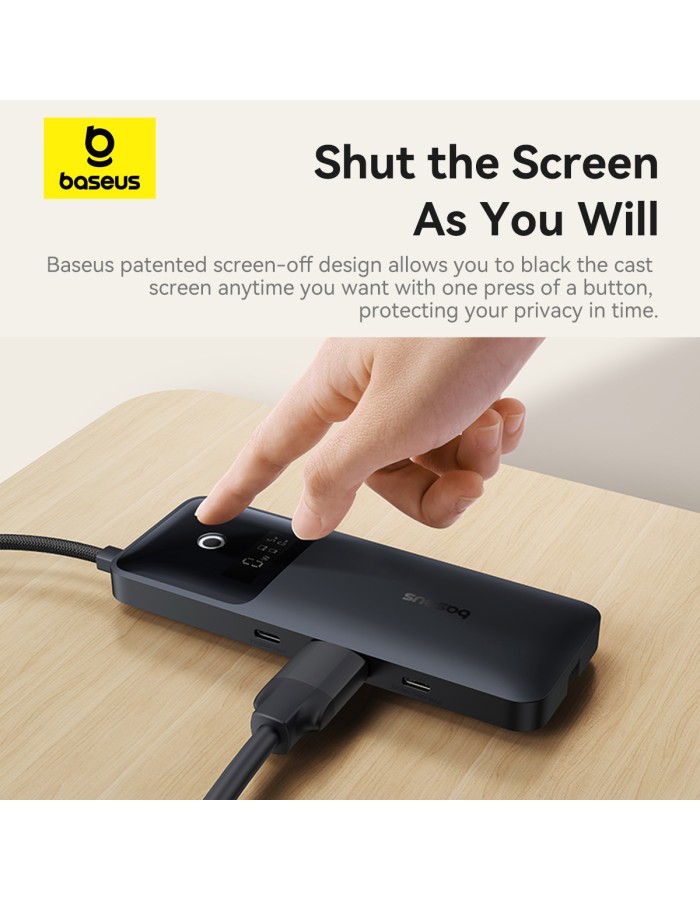 Baseus NOMOS Dual Fast Charging 6-in-1 USB Hub 4kHDMI & PD100W