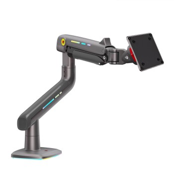 NBMounts F5 Gaming Series Single Arm RGB Monitor Desk Mount Heavy Duty up to 20kg