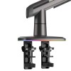 NBMounts F5 Gaming Series Single Arm RGB Monitor Desk Mount Heavy Duty up to 20kg NBMounts F5 Gaming Series Single Arm RGB Monitor Desk Mount Heavy Duty up to 20kg
