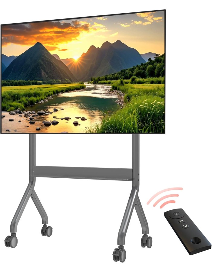 NBMounts P150 Motorized Trolley Adjustable up to 1.5m VESA 90x60 up to 90'' & 68kg