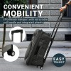 QTX QR15PA 15'' Professional Portable Karaoke & PA Speaker with 2x Wireless Microphones, Bluetooth USB & FM 178.848UK