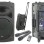 QTX QR15PA 15'' Professional Portable Karaoke & PA Speaker with 2x Wireless Microphones, Bluetooth USB & FM 178.848UK