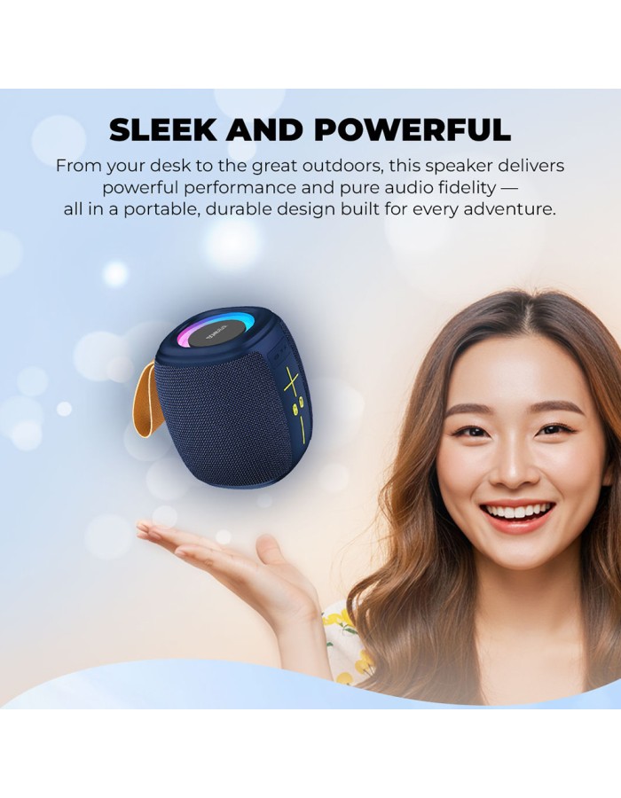 SonicGear Portable Speaker TWS BT/USB/FM/RGB SONICGO! 5 Atlantic Blue