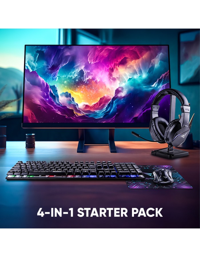 Alcatroz X-Craft 4in1 Gaming Set Keyb+Mouse+Mat+H/set BASECAMP Black Alcatroz X-Craft 4in1 Gaming Set Keyb+Mouse+Mat+H/set BASECAMP Black