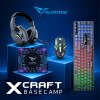 Alcatroz X-Craft 4in1 Gaming Set Keyb+Mouse+Mat+H/set BASECAMP Black Alcatroz X-Craft 4in1 Gaming Set Keyb+Mouse+Mat+H/set BASECAMP Black