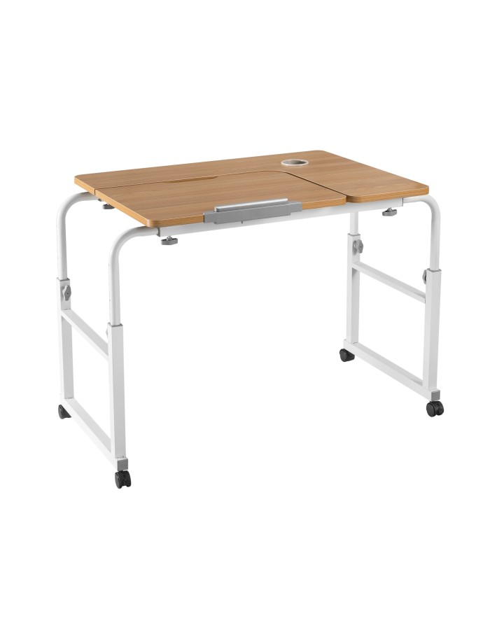 Lumivida Computer Tray Desk Mobile Height & Width Adjustable 60x80cm FWS10-1 Lumivida Computer Tray Desk Mobile Height & Width Adjustable 60x80cm FWS10-1
