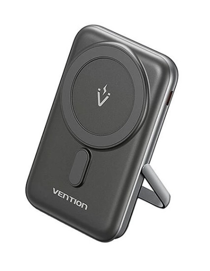 Vention Powerbank Wireless Magnetic 10000mAh 20W with Stand Black FHNB0