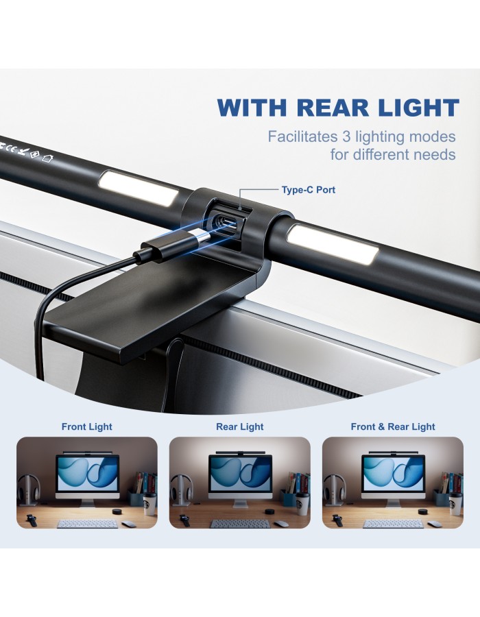 Lumivida Monitor Light Bar with Backlighting & Wireless Remote Control LDL16-6
