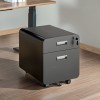 Lumivida File Cabinet Mobile with 2 Lockable Drawers CAB03-1 Lumivida File Cabinet Mobile with 2 Lockable Drawers CAB03-1